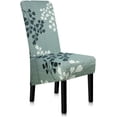 thumbnail image 1 of Stretch Dining Chair Covers, XL/Oversized Removable Washable Soft Spandex High Back Large Chair Cover Slipcover for Dining Room Kitchen Hotel Table Banquet (4 Per Set, Gray YZQ), 1 of 7