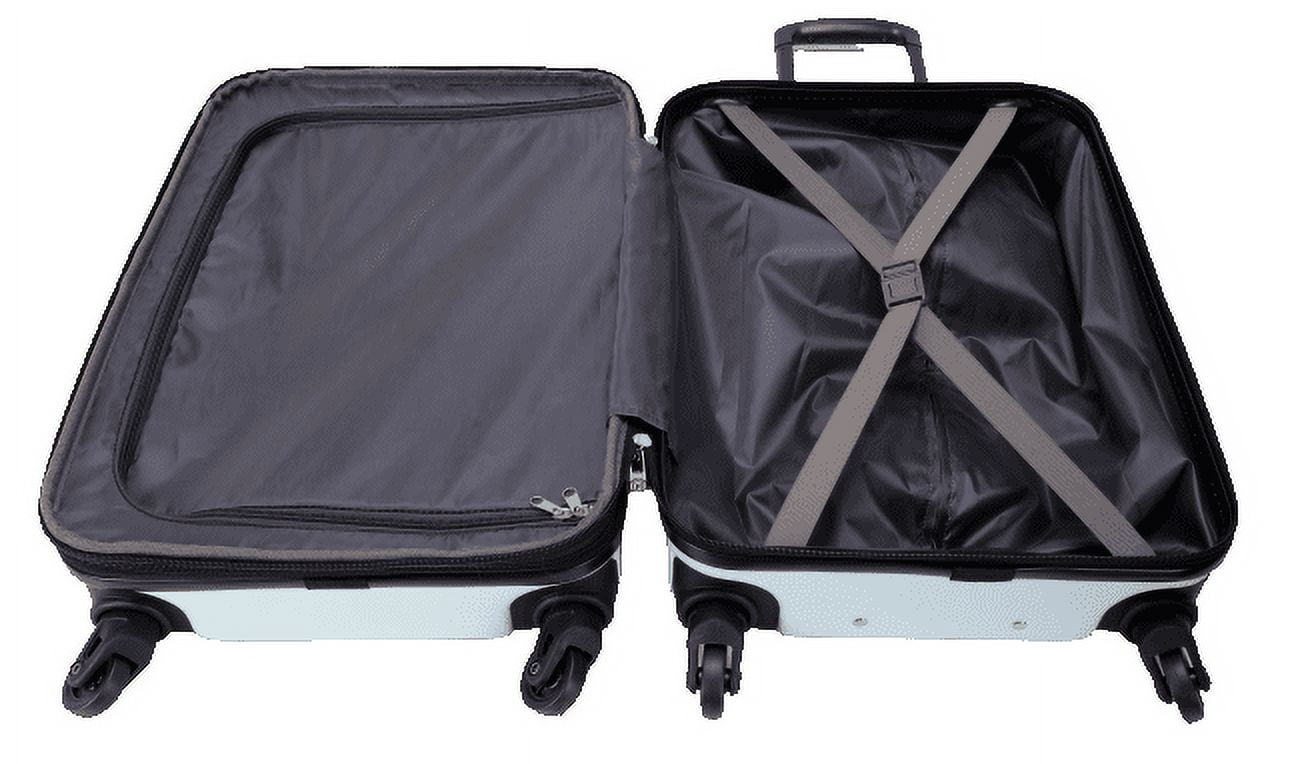 Protege Hardside 20" Carry-on Spinner Luggage, Blush Blue (Walmart.Com Exclusive), All Ages
