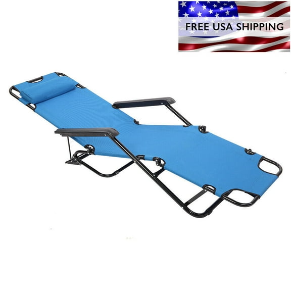 IM Beauty Backpack Beach Chair Folding Portable Chair Blue Solid Construction Camping