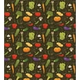 thumbnail image 3 of Ambesonne Farming Duvet Cover Sets, Healthy Vegetables Image, 2-King, Green Brown Multicolor, 3 of 7