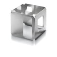 thumbnail image 1 of Short Stainless Steel Square Riser, 1 of 1