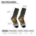 thumbnail image 2 of Lukts Chaussettes de Musculation Motif Escargot pour Femmes, Chaussettes Mi-Mollet Douces et Anti-Humidité, 2 of 6
