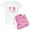 With Pink Camo Pant, variant on - 1 Pink Unicorn Women's Light Pajamas - Women's Short Sleeve Print T-Shirt and Pants Light Cotton Pajama Set