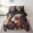 thumbnail image 2 of Castle Fairy Floral Rose 7 Pieces Bedding Comforter Set for Teenagers,Chic Flower Full Bedding Set Lightweight,Spring Graden Fitted Sheet Flat Sheet,Super Cozy Room Decor, 2 of 8
