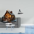 thumbnail image 2 of Escultura de la Natividad,Adorno acrílico 2D Adorno de pie,Centro de mesa con decoración de belén acrílico,Figura de escritorio,Escultura abstracta de pensador para decoración de oficina y, 2 of 8