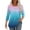 01Light pink, variant on EANJE Womens 3/4 Length Sleeve Tunic Tops Fashion Fall Crewneck Shirt Pleated Front Top and Blouse Gradient Print Dressy Casual Petite Clothes Blue XL