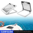 thumbnail image 4 of Fenêtre de Trappe de Pont, Hublot de Bateau en Verre Trempé Robuste pour Yacht pour VR, 4 of 8