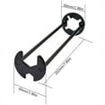 thumbnail image 2 of Bathroom Sink Faucets,Small Bathroom Sink Multifunctional Sink Wrench, Faucet Hose, Hexagonal Socket Bathroom Pipe Wrench Installation Tool, Disassembly and Maintenance Tool, 2 of 2
