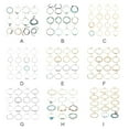 thumbnail image 3 of serony 12 Pieces Ankle Bracelets Creative Colour-fast Durable Comfortable Ankles Chains Exquisite Chic Girls Anklets for Dress Decor Type 4 Type 9 1Set, 3 of 6