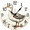 Anudge-9de, variant on Eveokoki Quiet Rustic Wooden Wall Clock - 12 Inch Goose With Flowers Round Wall-Clock Battery Operated Silent Vintage Clocks for Farmhouse, Bedroom Decor