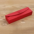 thumbnail image 4 of Billuyoard Caja de postres de papel Kraft de 10 Uds., contenedores para doméstico, contenedor de embalaje de Color sólido DIY, soporte para Kits de decoración para fiestas Rojo, 4 of 6