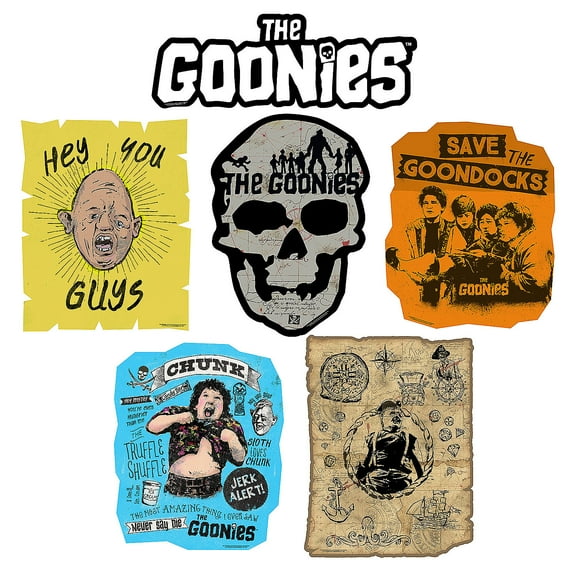 15" – 25" The Goonies Movie Characters Wall Cutouts - 6 Pieces