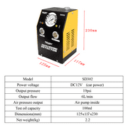 Solary Smoke Machine for Car - DC 12V EVAP Automotive Smoke Tester for Vacuum Leaks