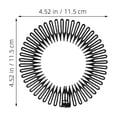 thumbnail image 2 of WEUVEB 20Ud Peines Elásticas Negras Cómodas De Plástico ABS Para Manejo Fácil Y Estilo Impecable, 2 of 7