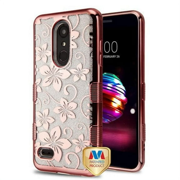 Mybat Tuff Look Flower Candy Case For LG K30 & LG K10 (2018) Rose Gold
