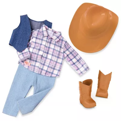 Our Generation 18" Cowgirl Doll in Western-Inspired Outfit