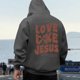thumbnail image 1 of WILLBEST Sudaderas En Pareja Sudaderas con Capucha y Sudaderas para Hombre Sudadera con Capucha Informal Holgada con Estampado De Letras para Uso Diario Otoño Invierno Ropa De Calle Cómoda Grande, 1 of 3