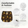 thumbnail image 6 of Lsque Fall Daisy Leaf Printed Women's Running Shorts with Liner Pockets,Elastic Quick Dry Workout Athletic Gym Yoga Shorts,Womens High Waist Shorts-Medium, 6 of 9