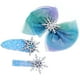 thumbnail image 2 of 3 pinzas para el cabello de copo de nieve navideñas, pasadores para el cabello con nudo de lazo, azul, 2 of 5