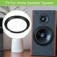 thumbnail image 3 of Unique Bargains 4 Pcs 4' Subwoofer Speaker Rings Cover Spacers Decorative Circle Without Mesh Grille ABS Black, 3 of 8