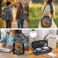 thumbnail image 3 of Pzuqiu Yellow Excavator Boys Backpack 4 Piece 17 Inch Large Capacity School Bookbag with Insulated Lunch Bag Pencil Case Water Bottle Holder Schoolbag for 8-14 Elementary Middle School, 3 of 7