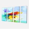 thumbnail image 2 of Impression sur Toile Florale Aquarelle de Printemps - Grande Impression, 2 of 3