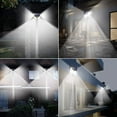thumbnail image 7 of Solar Light Outdoor 100 LED Waterproof Security Wall Night Light with Motion Sensor 270 Wide Angle for Pathway Porch Yard Garage Garden Fence Walkway Driveway 2 Pack, 7 of 7