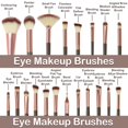 thumbnail image 2 of Juego de brochas de maquillaje GZIXBDA 48 piezas sintéticas con bolsa para principiantes, 2 of 9