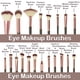 thumbnail image 2 of Juego de brochas de maquillaje GZIXBDA 48 piezas sintéticas con bolsa para principiantes, 2 of 9