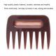 thumbnail image 4 of Peine de Peluquería Portátil para Hombres con Aceite Peine de Peinado de Dientes Grandes y Anchos 1 # para el Cuidado del Cabello y ANGGREK Otros, 4 of 8