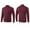Wine, variant on BLCHUNen Athletic Shirts for Men 1/4 Zip Pullover Lightweight Slim Fitted Breathable Long Sleeve Sports Gym Workout Tops