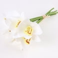 thumbnail image 2 of 12PCS Orchid Stems Artificial Flowers Real Touch Latex Faux Flowers Bunches for Wedding Bouquet Centerpieces Decoration, 2 of 7