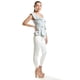 thumbnail image 2 of Blusa asimétrica con botones y cinturón Roman Fashion/Juvenil, 20287 (Azul claro) azul M, 2 of 6