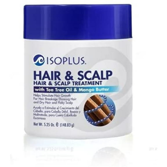 ISOPLUS Hair and Scalp Treatment with Tea Tree Oil  Mango Butter (5.25 oz)
