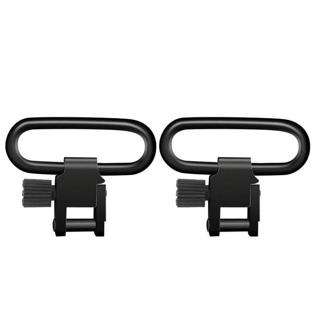 2pcs 1in QD Sling Swivel Strap Hebillas Kit Quick Desmontable Gun Sling Ring