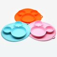 thumbnail image 4 of Children Silicone Plate Bowl With Suction Cup Feeding Dishes Tableware Food Cont, 4 of 5