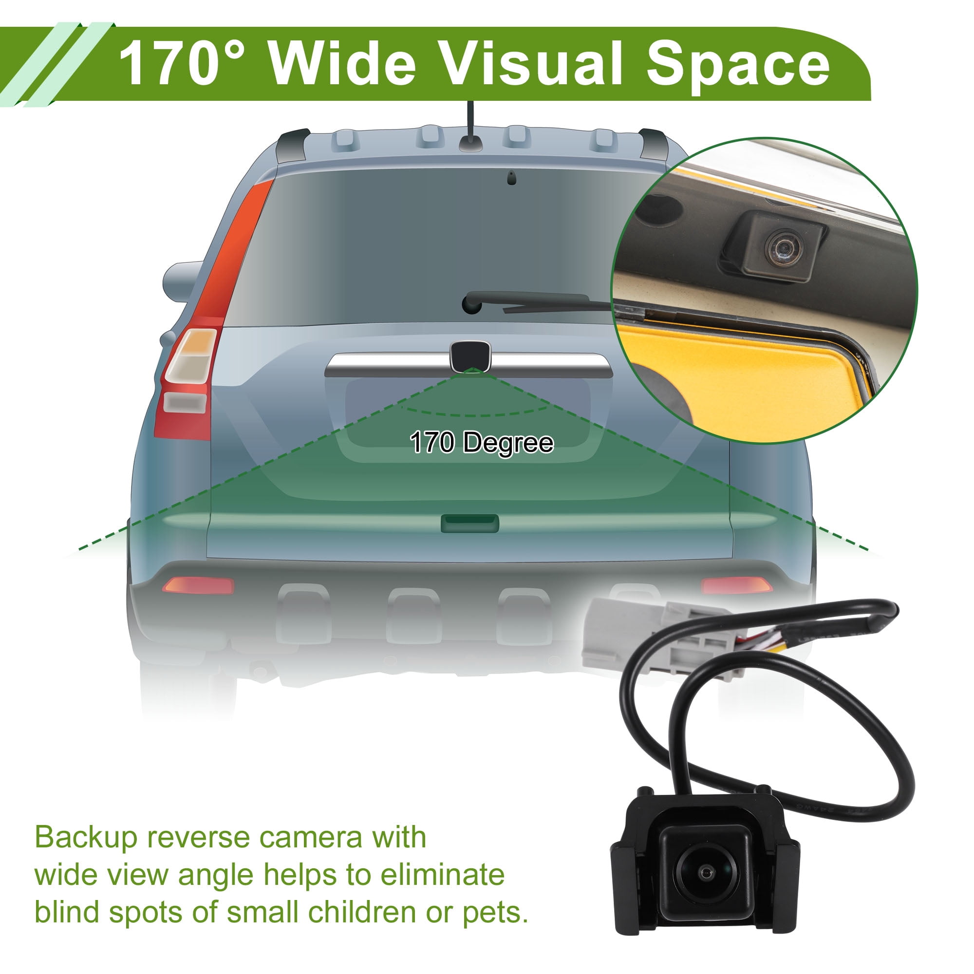 Unique Bargains Car Park Assist View Backup Camera for Buick Enclave and for GMC Acadia