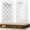 White-4"X8", variant on Floor Vent Covers 2 Pack White-2'' X 14'' Steel For Home Ceiling Sidewall