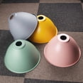 thumbnail image 2 of OULII 1Pcs Modern Lamp Shade Aluminum Yellow Macarons Shape For Business Owners, 2 of 3