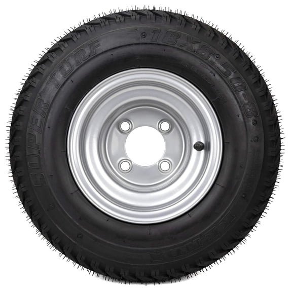 (1) Super Turf Tire Assembly 18x8.50-8 Fits Hustler Raptor 42" 52" 604013