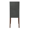 thumbnail image 6 of Castle Place Elegant Button Tufted Velvet Upholstered Dining Chairs, Light Grey, Set of 2, 6 of 9