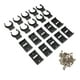 thumbnail image 3 of 10 juegos de clips de zócalo para tablero de cocina, clips para tablero de patada de gabinetes con tornillos, 3 of 3