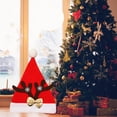 thumbnail image 3 of Franhais Unisex Santa Claus Hat for Adult/ Child, Christmas Cap with Fluffy Plush Brim and Pom Pom Ball, Ideal Gifts for Friends, 3 of 8
