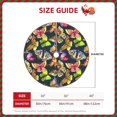 thumbnail image 2 of Fotbe Butterfly Wild Insect Pattern Christmas Tree Skirt, Tree Skirts Plush Christmas Decorations, Christmas Tree Skirts Xmas Decorations Holiday Party Decor-48", 2 of 6