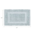 thumbnail image 3 of Jean Pierre New York Sophie Border 100% Cotton Bath Mat - Non-Slip Bath Rug - Pale Blue - 20" x 32", 3 of 8