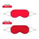 thumbnail image 1 of Máscara para dormir 2 en 1 Yashi Parches de seda para los ojos color rojo suave fría y cálida, 1 of 4