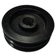 thumbnail image 2 of WALLEMAC SG15-PL Dual Groove Pulley 25mm Bore Cast Iron V-Belt Pulley Double Groove 6mm Keyway for 15hp WALLEMAC Stump Grinder WAG15 or Similiar, 2 of 6