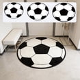 thumbnail image 7 of SIYTUAU Football Field Themed Area Rug With Green Grass And White Lines For Bedroom Porch Hallway Dorm Decor, 7 of 7