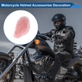 thumbnail image 3 of Accesorios para Cascos de Motocicleta Decoración Orejas de Gato para Cascos de Motocicleta Bicicleta Esquí Color Rosa Raíz de Loto Pegatina 2 Juegos, 3 of 6