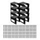 thumbnail image 5 of Estante para leña para exteriores e interiores, soporte de madera para bricolaje, estante de almacenamiento de leña para chimenea, 8 piezas, 5 of 8